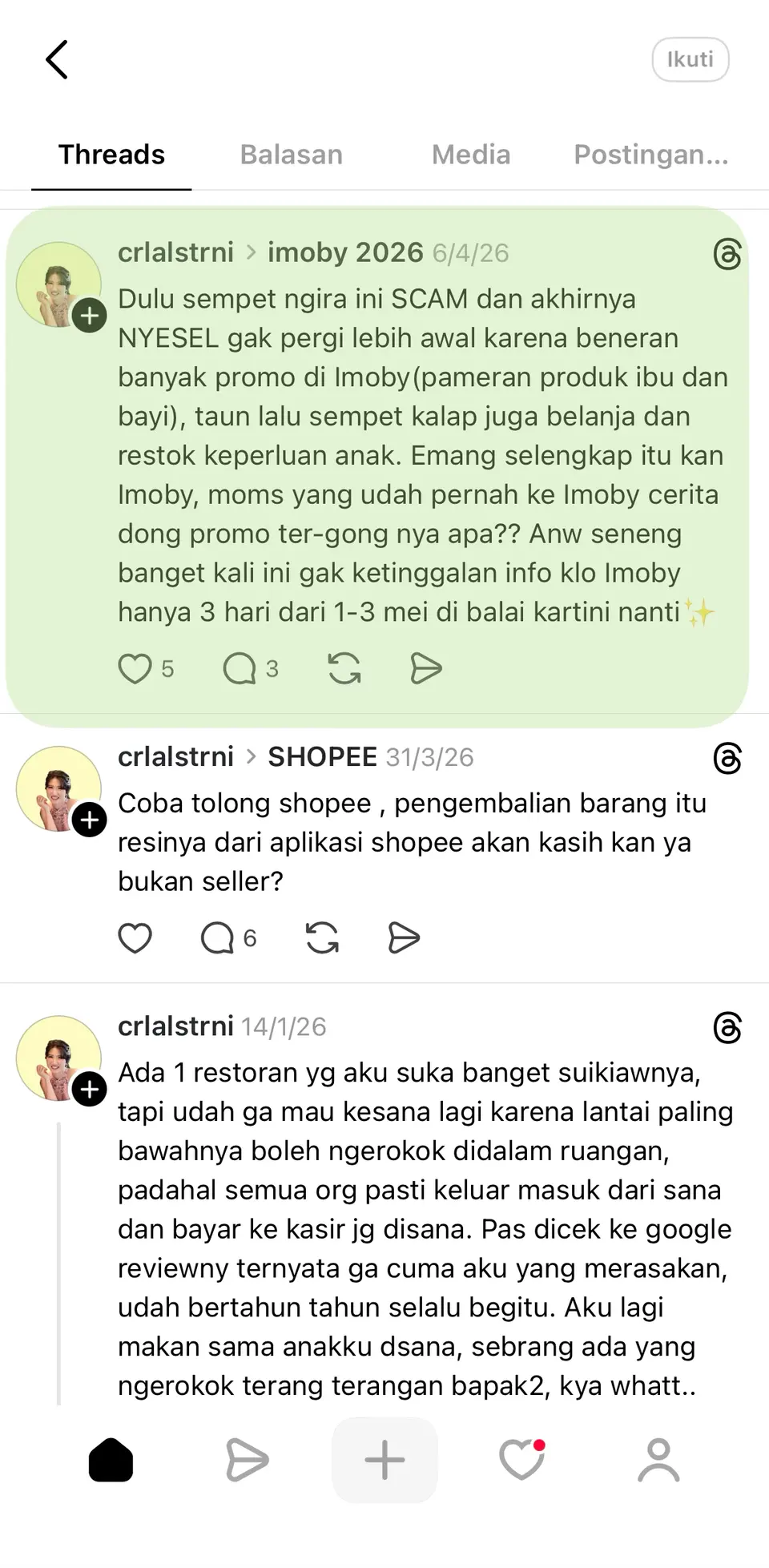 IMOBY — Dokumentasi campaign 1